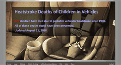 Desktop Screenshot of noheatstroke.org